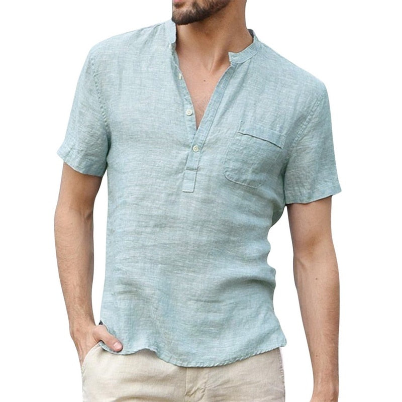 Zalecta | Casual Linen Shirt