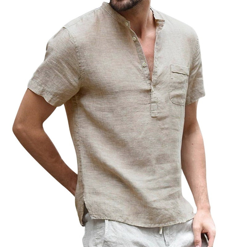Zalecta | Casual Linen Shirt