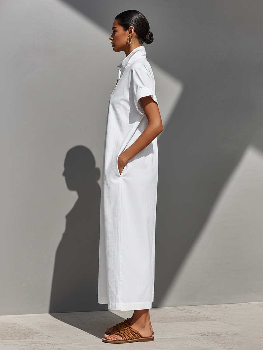 Sophia Timeless Zip Maxi Dress