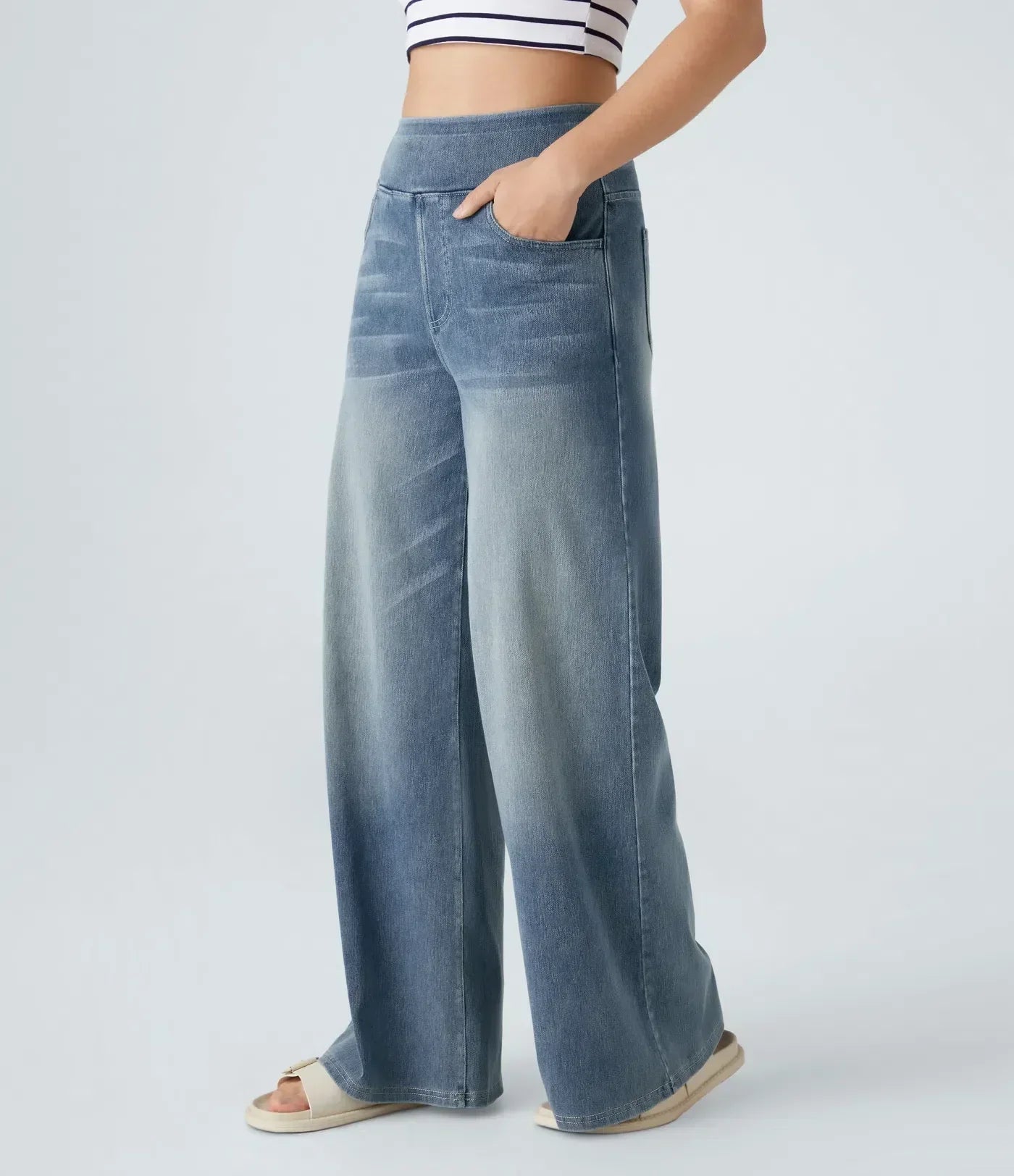 Éva - Comfortable High-Waisted Trousers