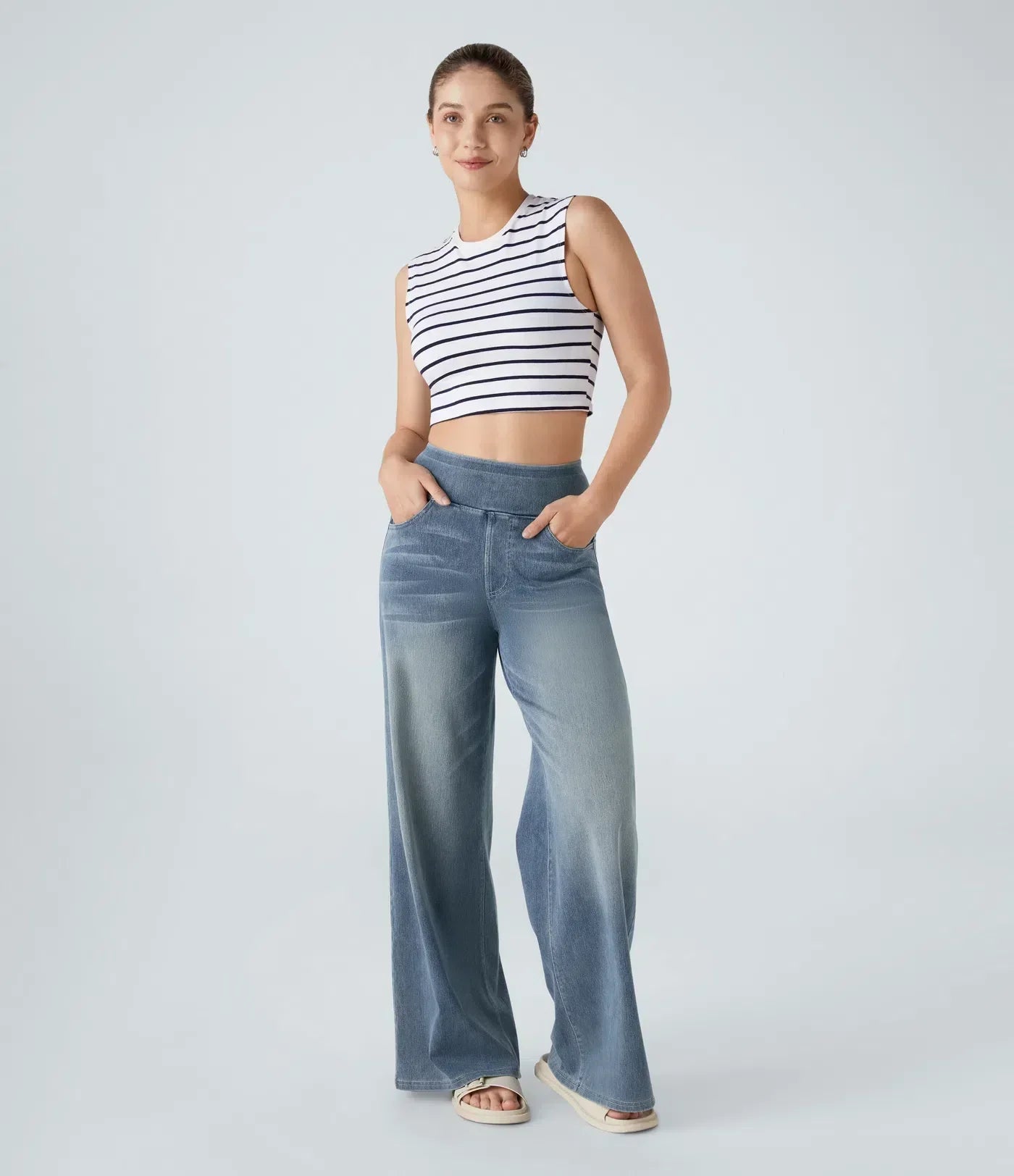 Éva - Comfortable High-Waisted Trousers