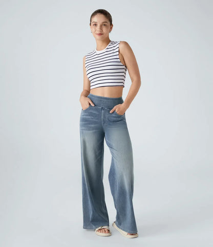 Éva - Comfortable High-Waisted Trousers