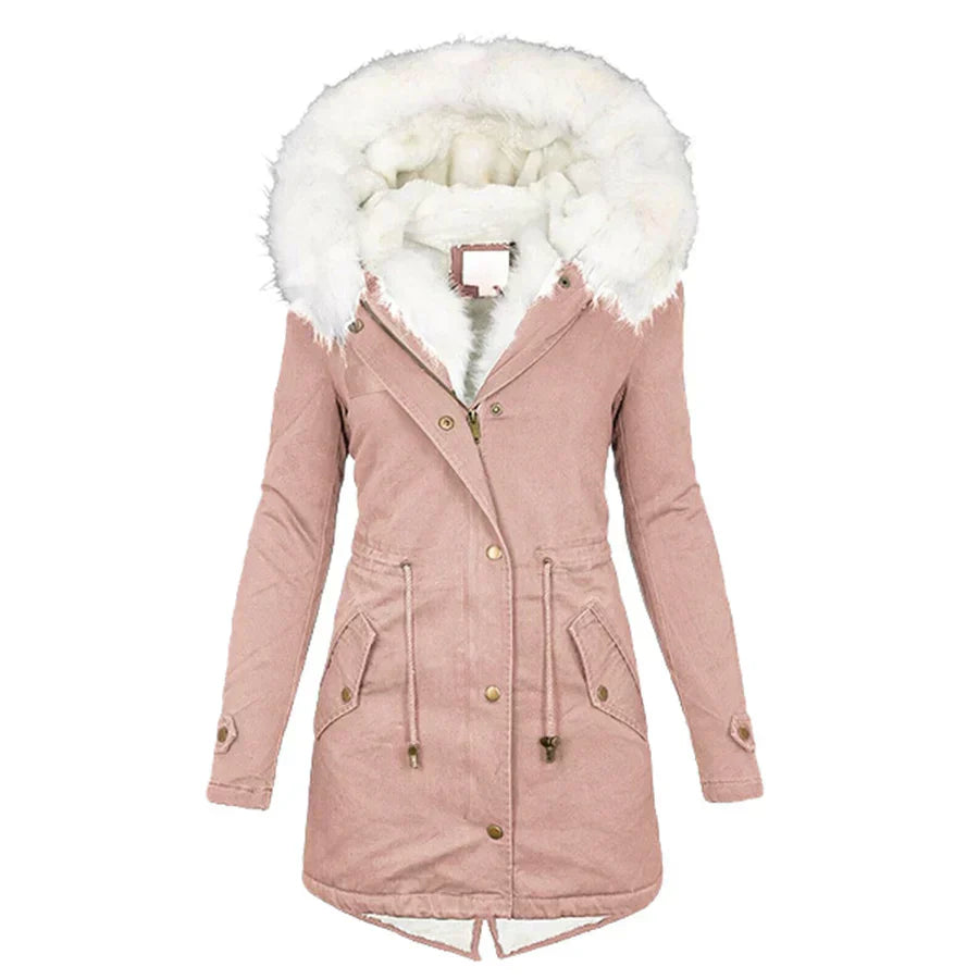 Giulia | Winter Coat with Synthetic Fur Lining
