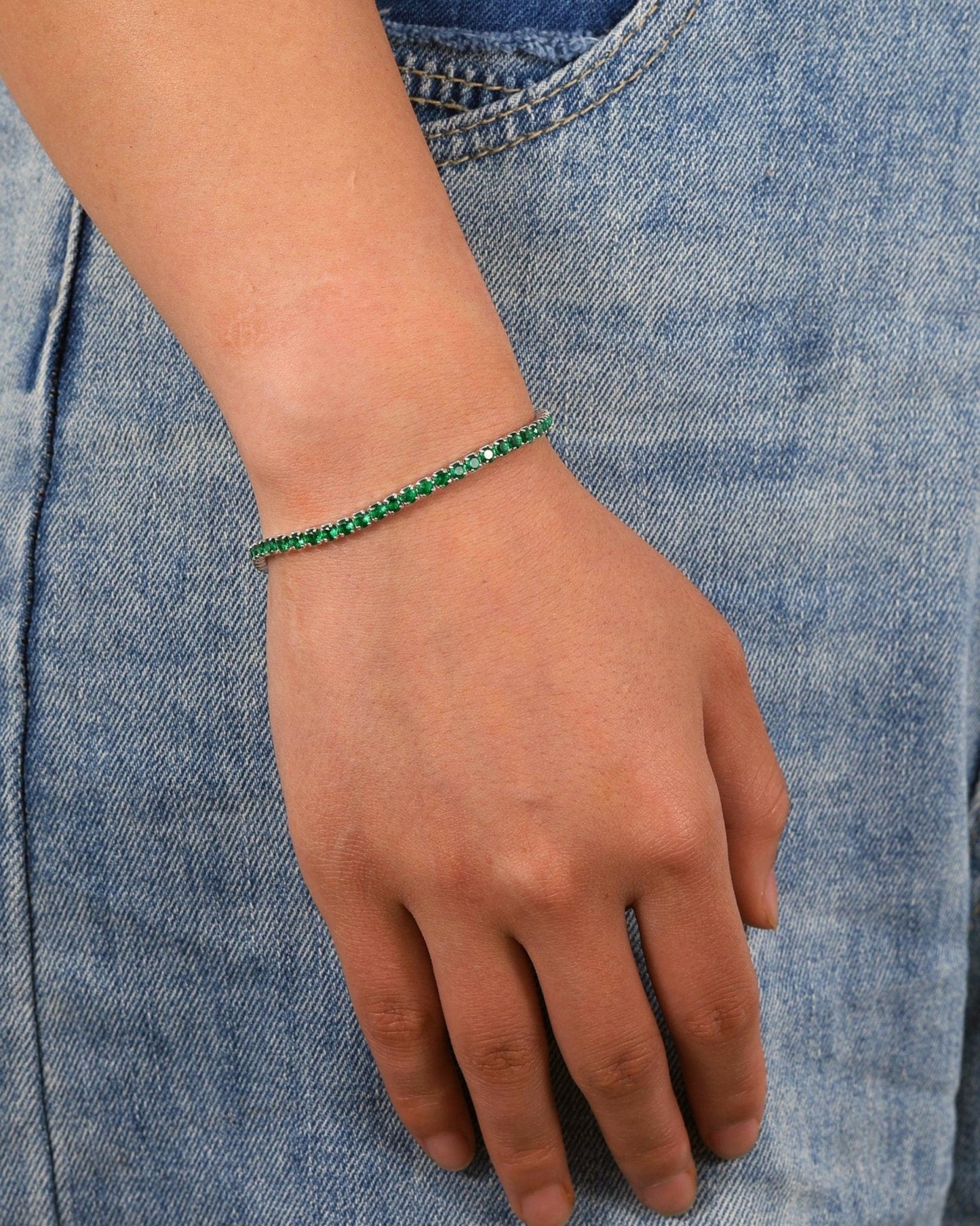 EMERALD ICE BRACELET - 3MM