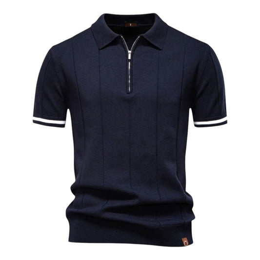 Tobias | Vertical Knit Polo