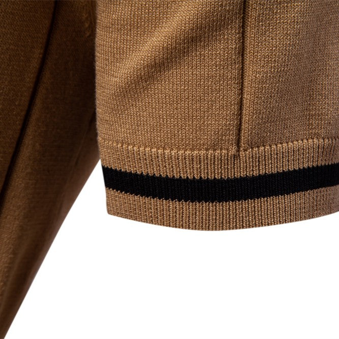 Tobias | Vertical Knit Polo