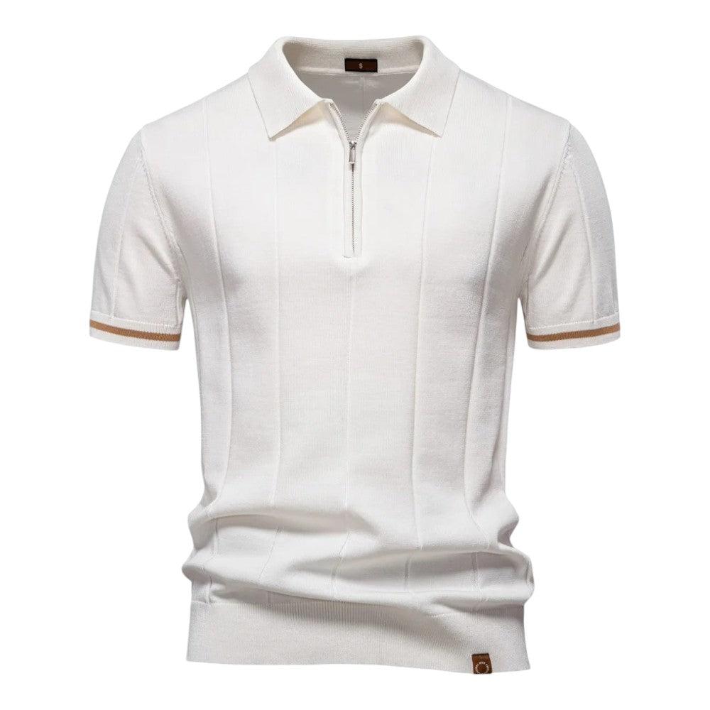 Tobias | Vertical Knit Polo