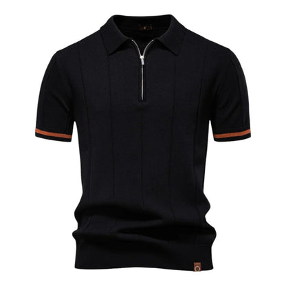Tobias | Vertical Knit Polo