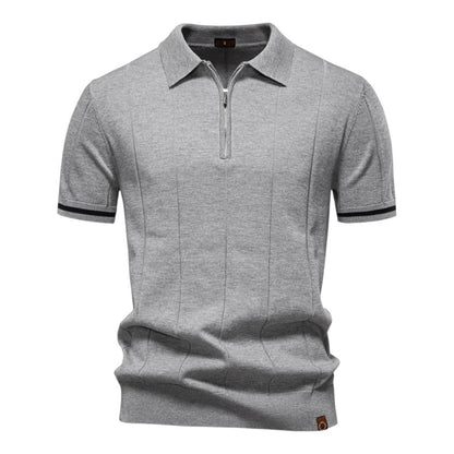 Tobias | Vertical Knit Polo