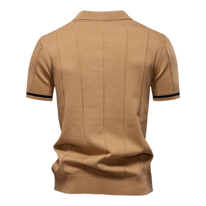 Tobias | Vertical Knit Polo