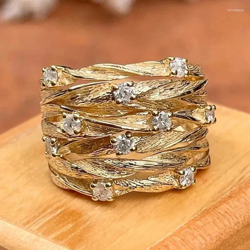Boho Vintage Gold Ring
