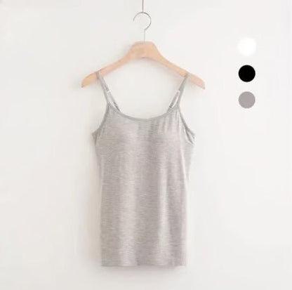 Cetestia™ | Relaxed Beach Tank Top with Integrated Bra