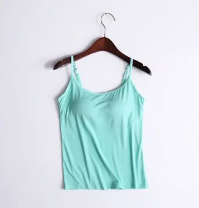 Cetestia™ | Relaxed Beach Tank Top with Integrated Bra