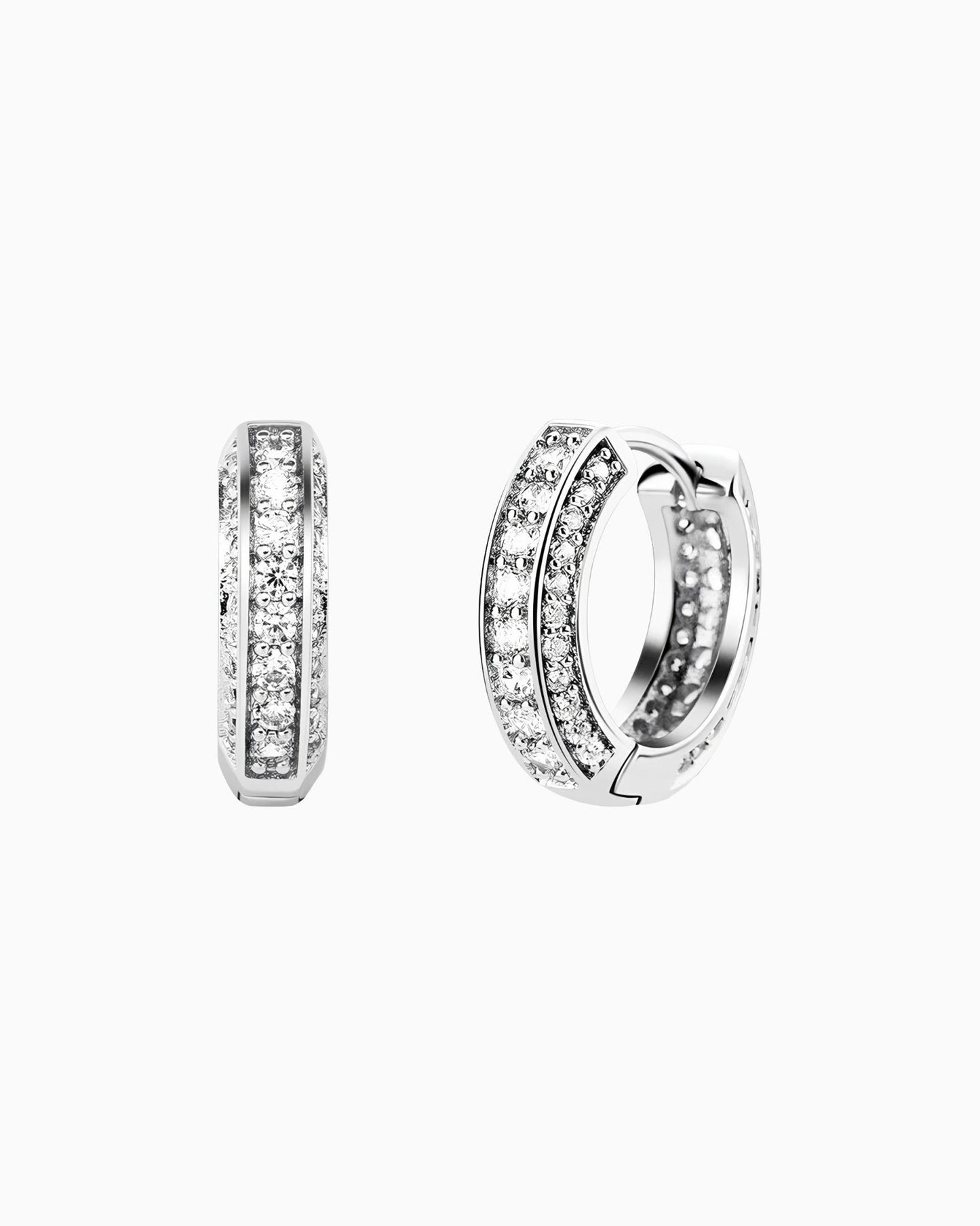 FROSTED EARRINGS.