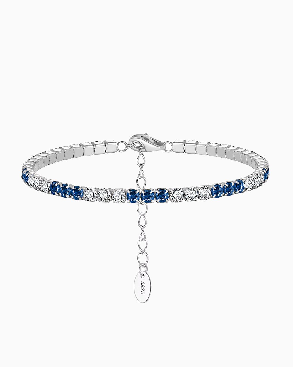 FROSTED BLUE BRACELET - 3MM