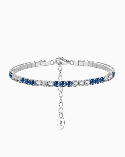 FROSTED BLUE BRACELET - 3MM