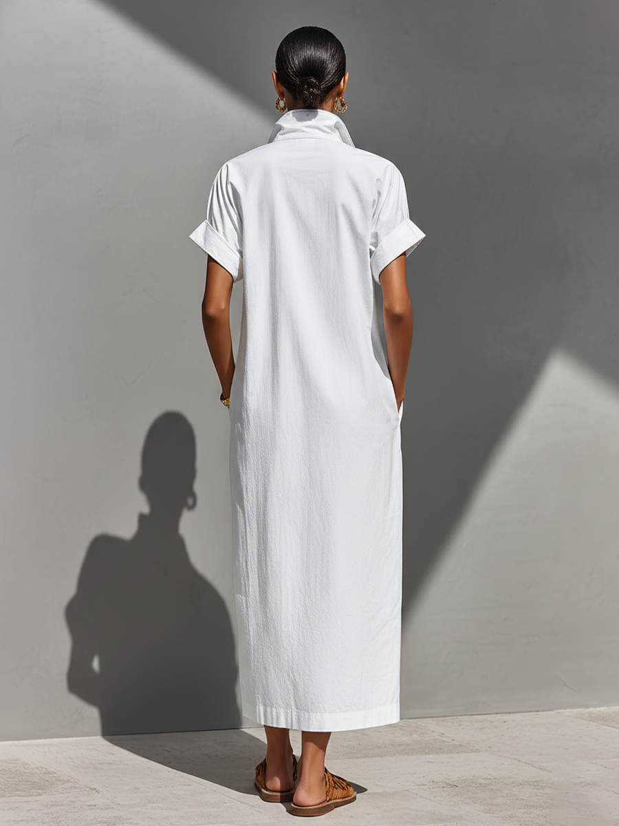 Sophia Timeless Zip Maxi Dress