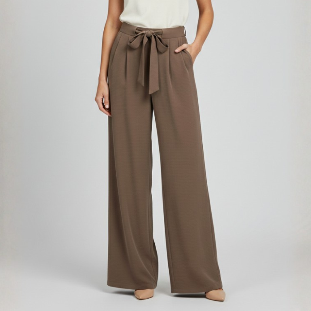 Women’s High Waist Wide Leg Palazzo Trousers