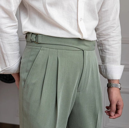 Gurkha Pleated Trousers Portovenere