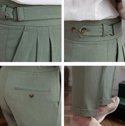 Gurkha Pleated Trousers Portovenere