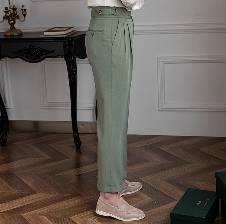 Gurkha Pleated Trousers Portovenere