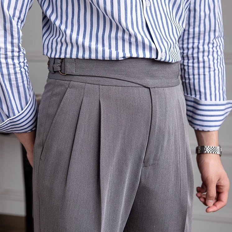 Gurkha Pleated Trousers Portovenere