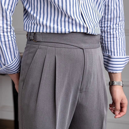 Gurkha Pleated Trousers Portovenere