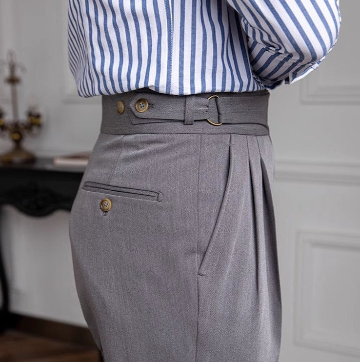 Gurkha Pleated Trousers Portovenere