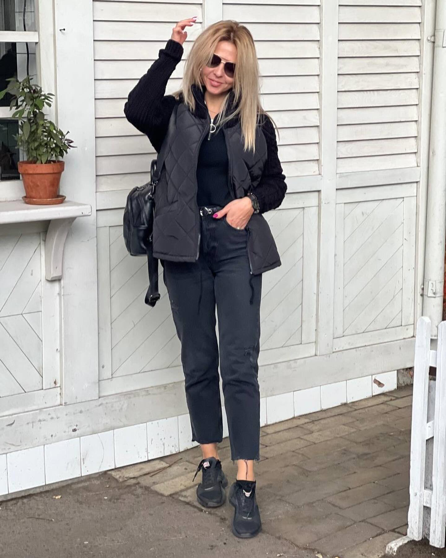 MORFA - Women's Knit Patchwork Jacket