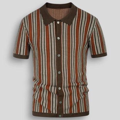 Armand | Striped Knit Polo