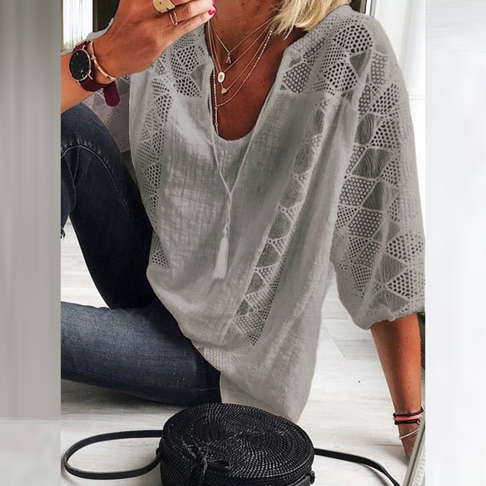 Harper | Airy Cotton Blouse