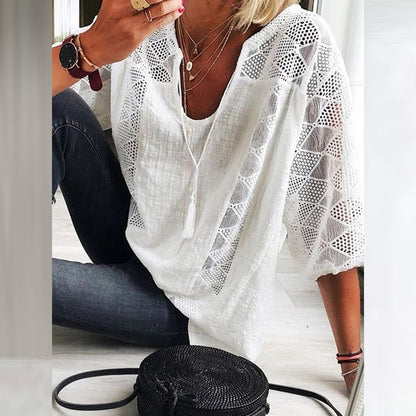 Harper | Airy Cotton Blouse
