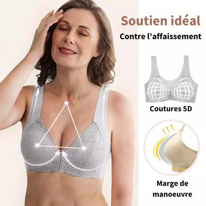 Lela | Wireless Push-Up Bra with Front Closure