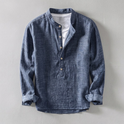 Kasper | Linen Blend Casual Shirt