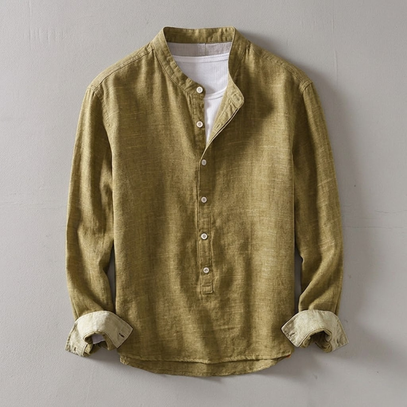 Kasper | Linen Blend Casual Shirt