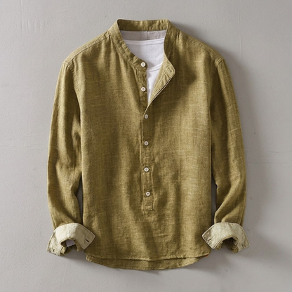 Kasper | Linen Blend Casual Shirt