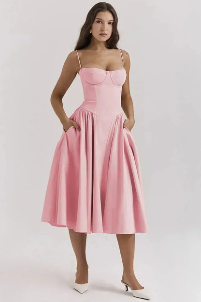 Kiki™ | Retro Midi Dress