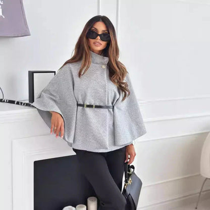 Rose - Chic Butterfly Jacket with Belt