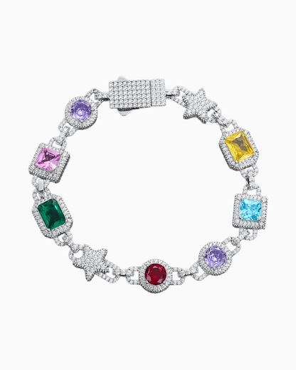 BIG GEM BRACELET IN MOISSANITE.