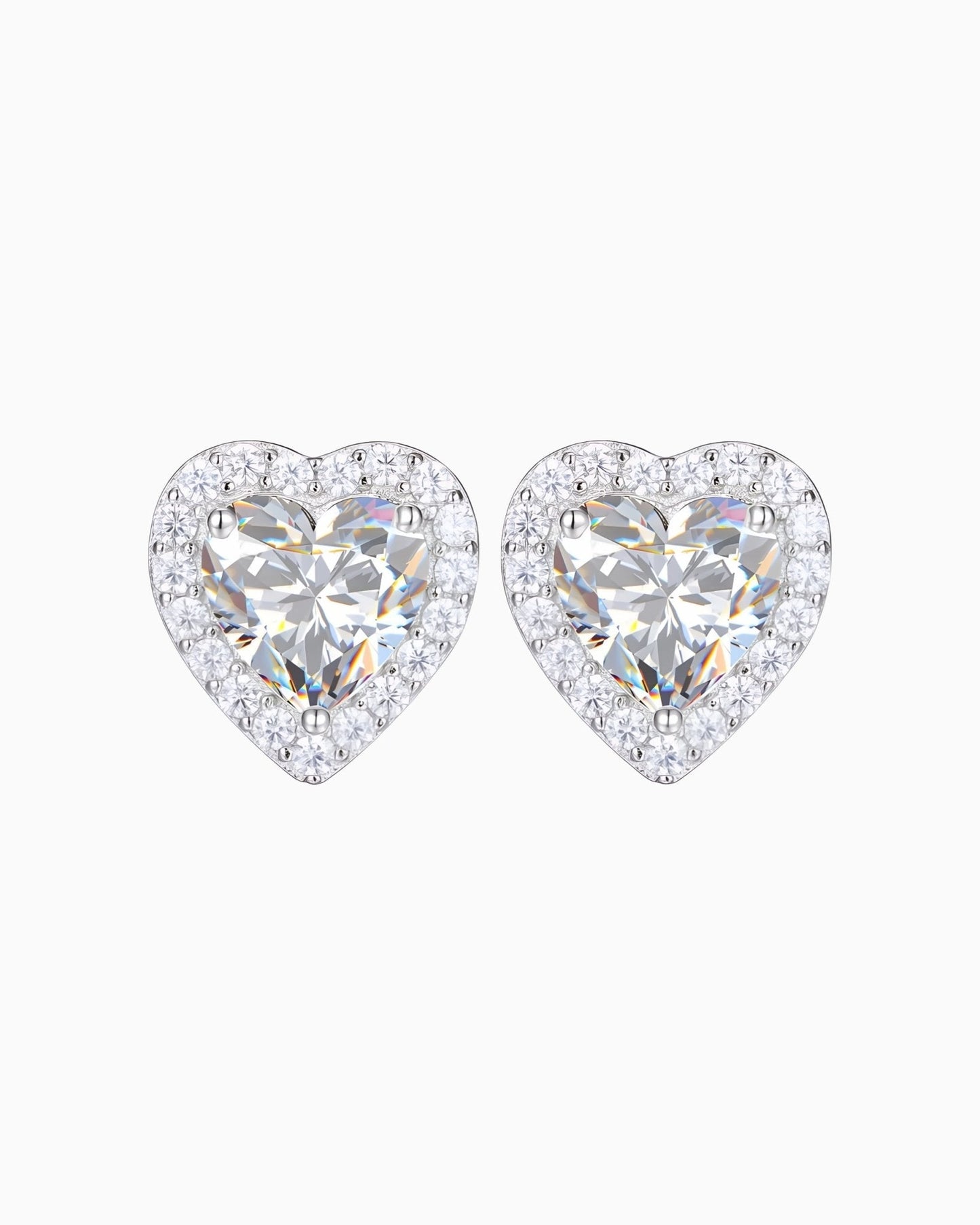 MOISSANITE BIG LOVE EARRINGS.