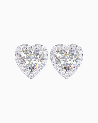 MOISSANITE BIG LOVE EARRINGS.