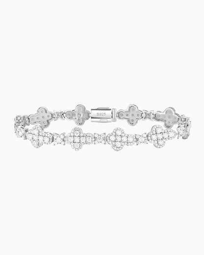 STARS CROSS BRACELET IN MOISSANITE.