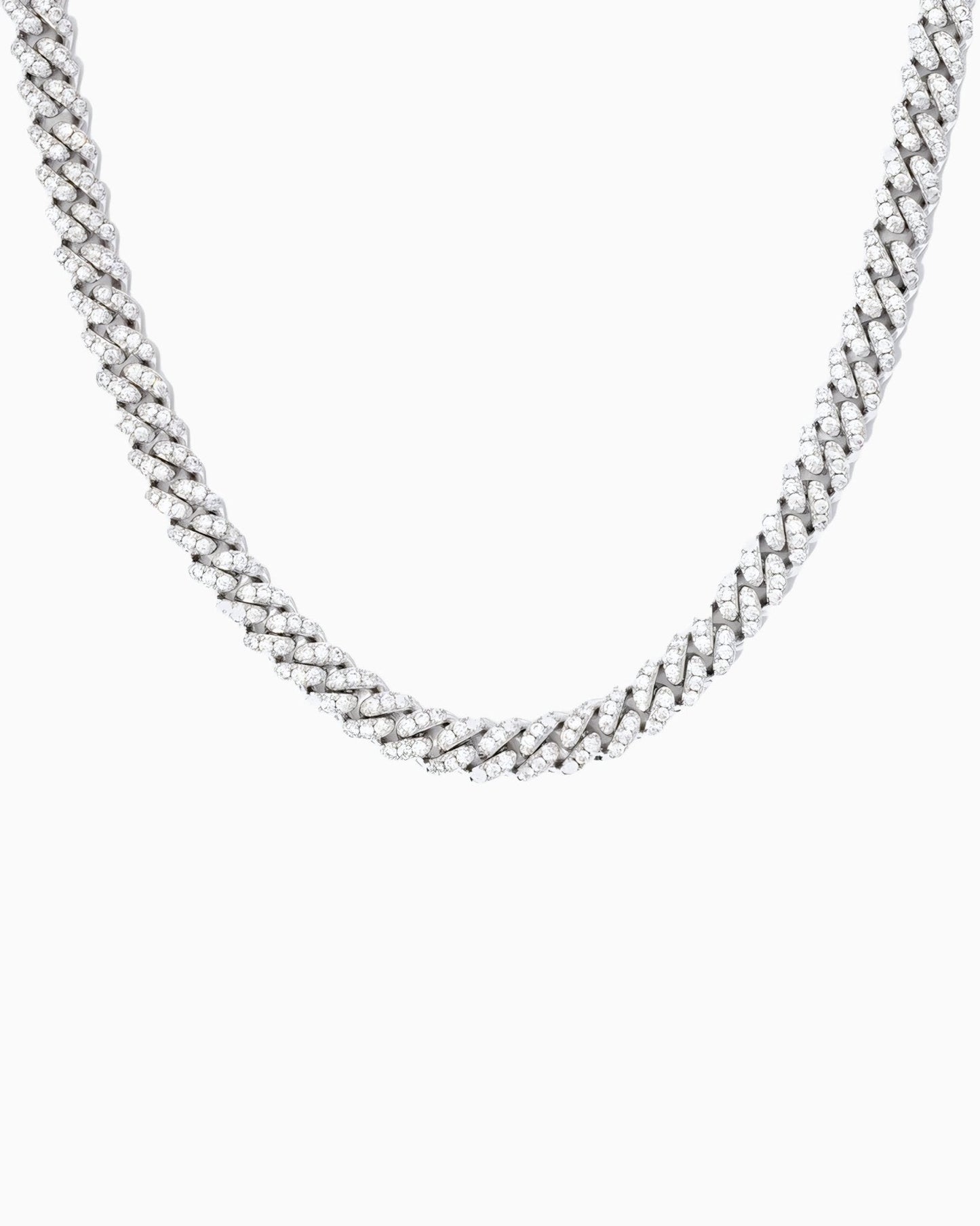 CUBAN CHAIN IN MOISSANITE - 6MM
