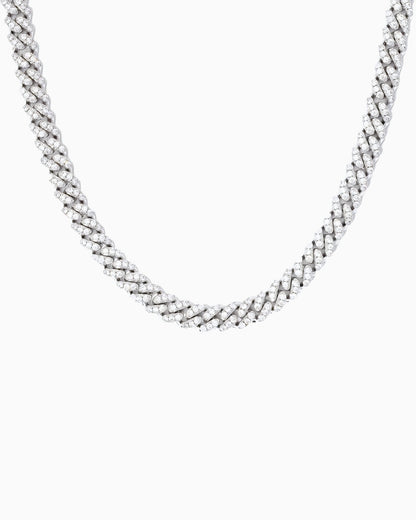 CUBAN CHAIN IN MOISSANITE - 6MM