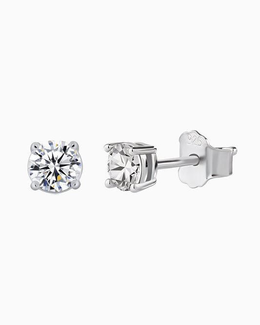 MOISSANITE DIAMOND EARRINGS - 5MM