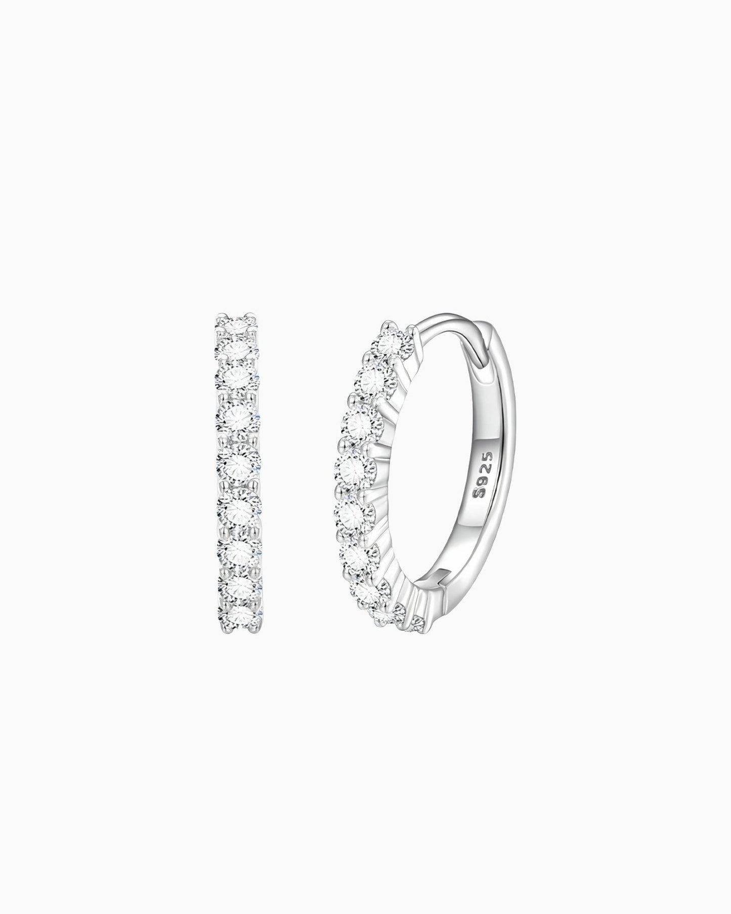 ETERNITY EARRINGS IN MOISSANITE.