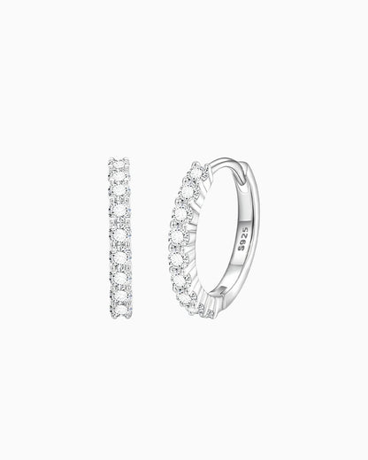 ETERNITY EARRINGS IN MOISSANITE.