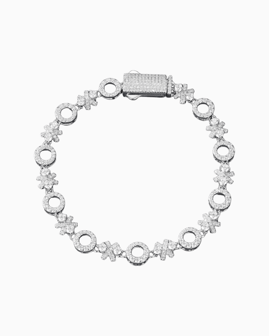GLACÉ MOISSANITE BRACELET X-O.