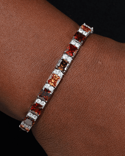 MOISSANITE INFERNO TENNIS BRACELET.