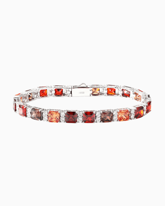 MOISSANITE INFERNO TENNIS BRACELET.